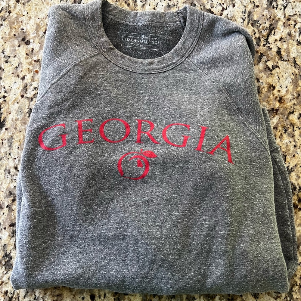 Peach State Pride - Georgia grey sweatshirt